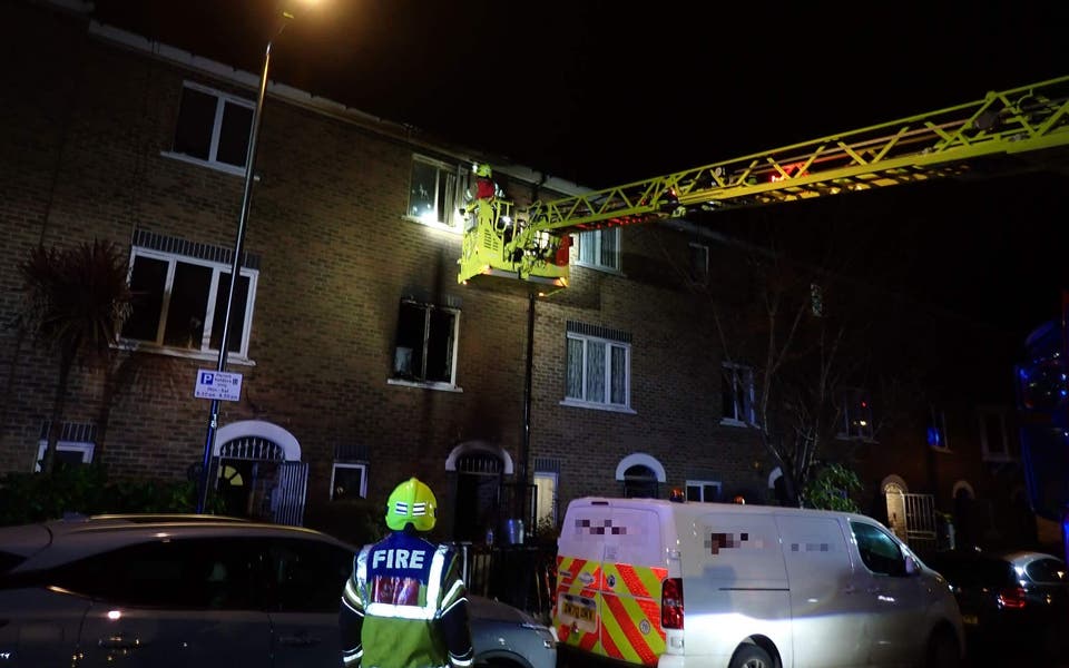 Two people in hospital after jumping from windows to escape e-bike house fire