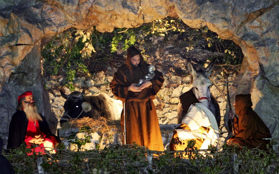It is the Christmas meme of memes, but not like you know it: all hail the Nativity