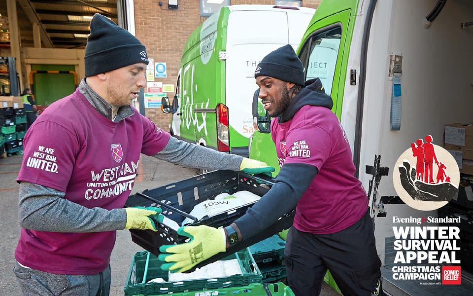 Appeal hits £1m as Sainsbury's gives £500k and West Ham stars help out