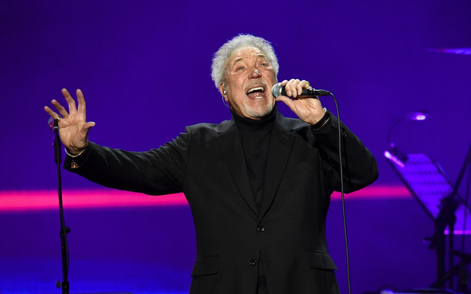 What time is Tom Jones on stage at London's 02?