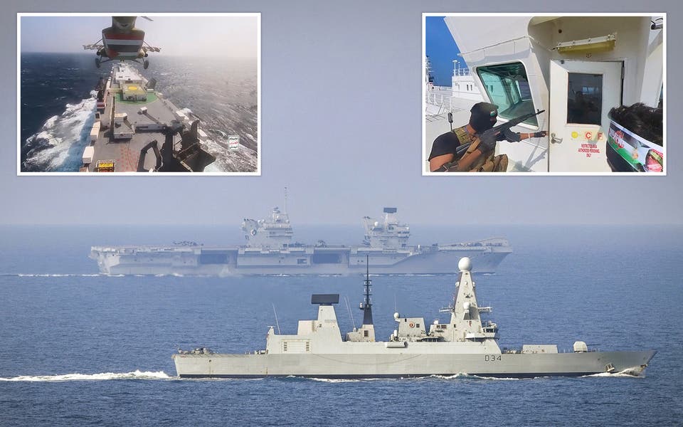 HMS Diamond joins US-led Red Sea task force as oil tanker hit