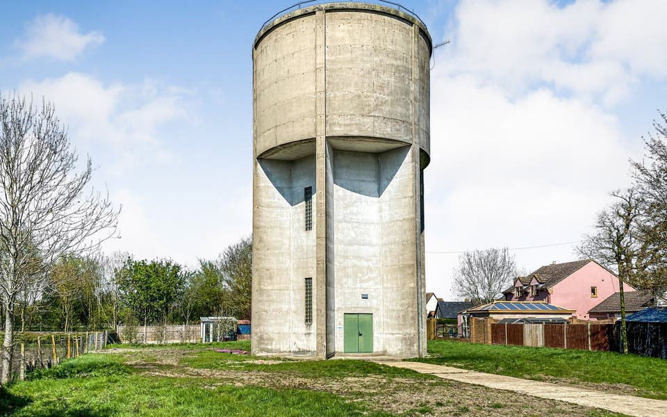 This abandoned water tower is up for auction for £350k