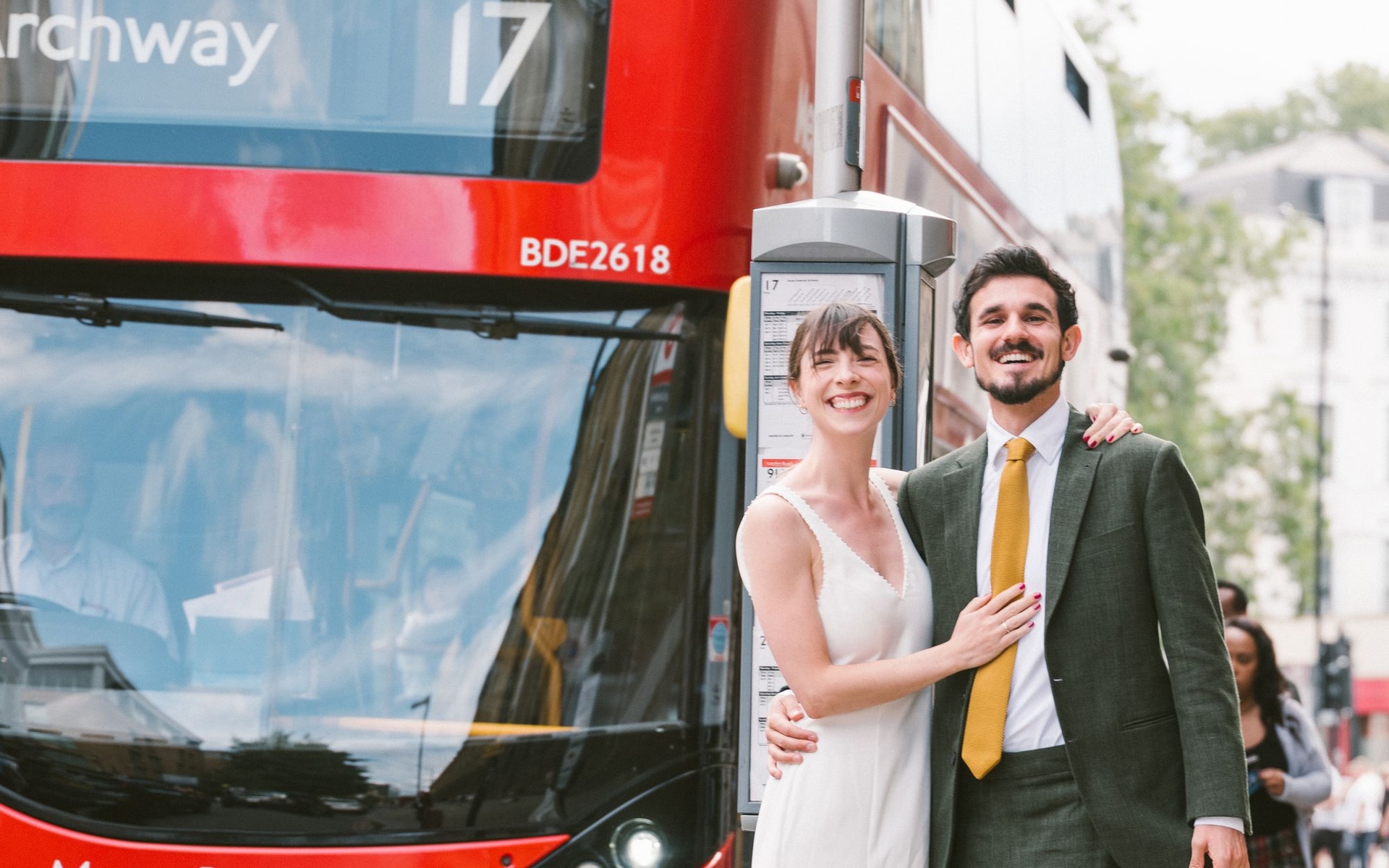 Is this the most romantic bus in London?