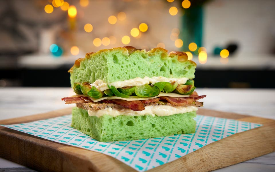 We try Deliveroo's 99p Brussels sprout Christmas sandwich