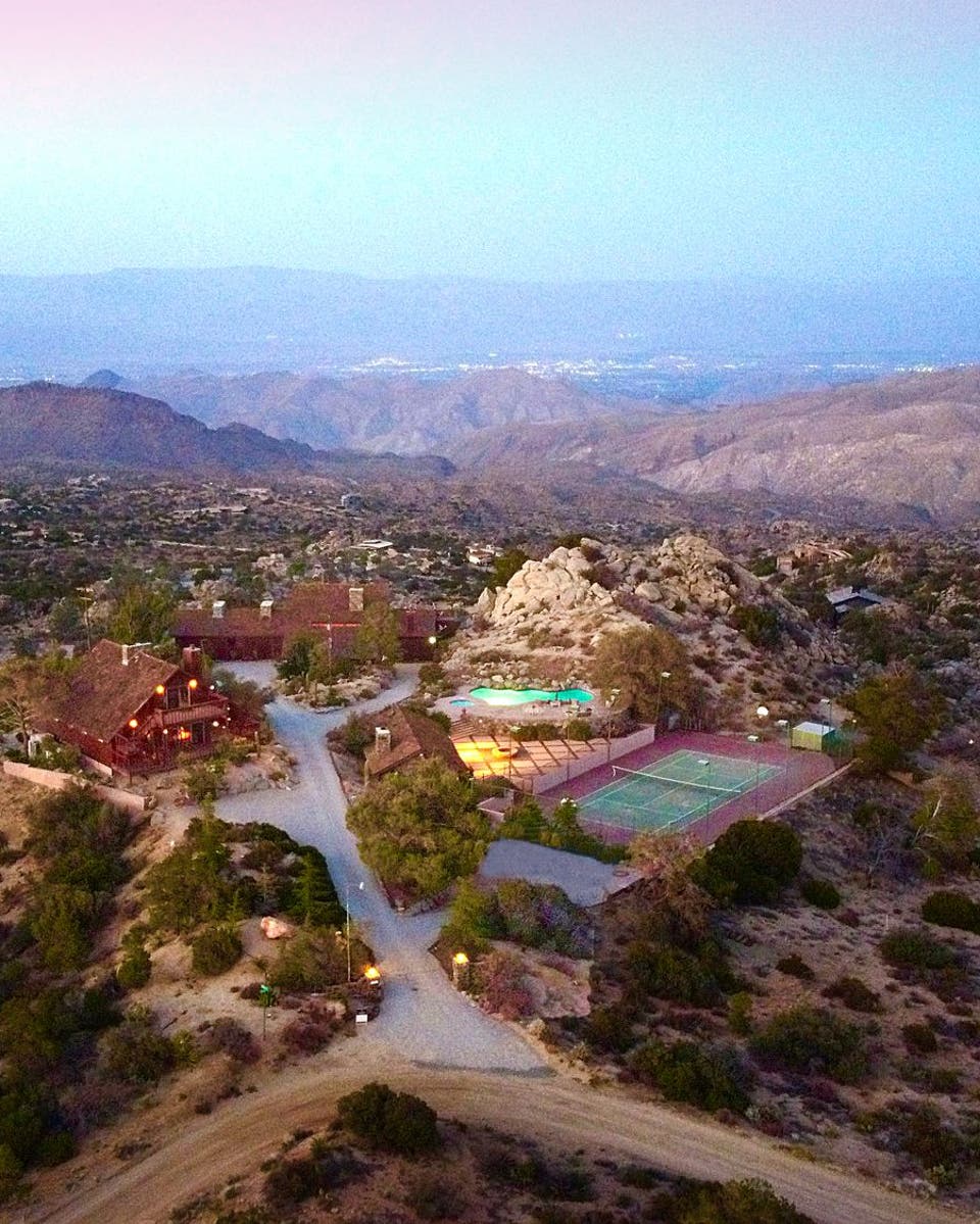 Frank Sinatra's Californian desert hideaway complex for sale for £3.4m